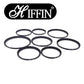 HIFFIN Lens Filter Step Up and Step Down CONVERTION Rings Set 16Pcs 49 mm-82 mm and 82 mm-49Mm As Hood