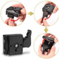 HIFFIN® H2 Quick Release Plate Compatible for Man frotto 200PL-14 QR Plates Adapter with Rapid Connect Clamp and 1/4'' to 3/8'' Screw for DSLR Camera Tripod Ball Head