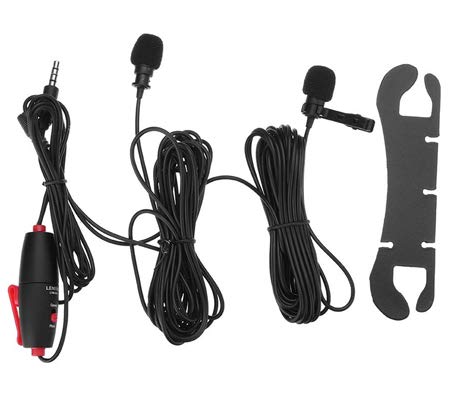 LensGo LYM-DM1 Double Mini Omni-directional Lavalier Condenser Microphone