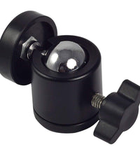 HIFFIN® Swivel Mini Ball Head 1/4" Screw 360 Degree Aluminum Alloy Body Rotating Swivel Mini Tripod Ball Head with 1/4" Screw Thread Base Mount for Lighter DSLR Camera Camcorder