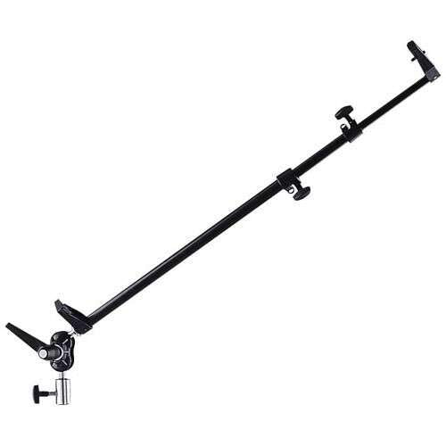 HIFFIN® Reflector Stand Disc Panel HIFFIN Reflector Stand Holder Clamp Reflector Stand Support Arm Holding Cross Arm Boom Stand(Black)