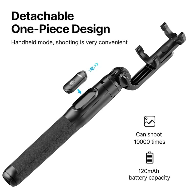 Ulanzi SK-03 1.6M Livestream Selfie Stick, 360 Rotation, Bluetooth