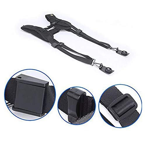 Hiffin New Digital Camera Double Shoulder Sling Strap DSLR Quick-Release Shoulder Strap for Canon for Nikon for Sony