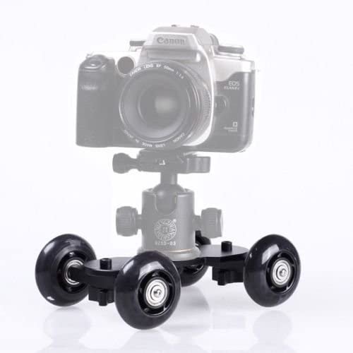 HIFFIN® Professional Car Video Photograph Rail Rolling Slider Dolly Skater for DSLR/Action Camera/Camcorder