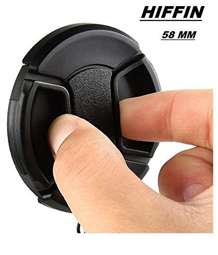 HIFFIN® 52MM Snap-On Front Lens Cap/Cover for Canon, Nikon, Sony, Pentax All DSLR Lenses