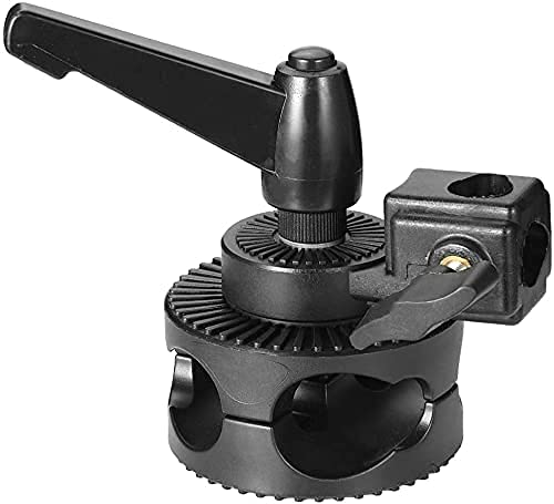 HIFFIN® Grip Swivel Head Clamp Holder Bracket Adapter for Light Stand, Extension Boom Arm,Reflector Arm Support and Other Photographic Equipment