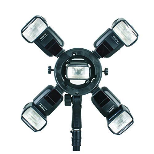 HIFFIN® Triopo Tr-05 S-Type Bowens Mount Bracket Multi Shoe for Godox V1 Flash Softbox