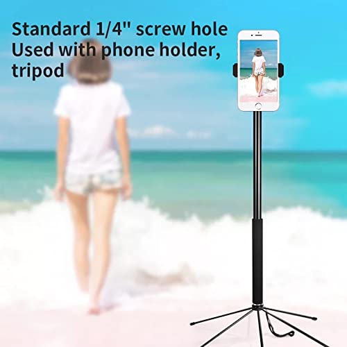 HIFFIN 118"/3 Meters Ultra Long Selfie Stick for GoPro Max Hero 9 8 7 6 5 4 3+, Insta 360 One R One X, DJI Osmo Action, Extendable at 6 Lengths Carbon Fiber Lightweight Pole Monopod .