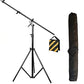 HIFFIN® Maximizer Pro 10ft Two Way Adjustable Photo Studio Light Stand with 6.2ft/190cm Boom Arm and Sandbag, Aluminum Alloy Rotable Tripod for Studio Outdoor Photography Portrait Video