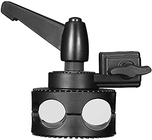 HIFFIN® Grip Swivel Head Clamp Holder Bracket Adapter for Light Stand, Extension Boom Arm,Reflector Arm Support and Other Photographic Equipment
