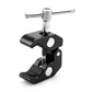 HIFFIN® Super Clamp Photography Camera Crab Clamp with 1/4''-20 to 1/4'' 20 Screw Converter for 15mm Rods/ Lights/ Umbrellas/Shelves/Cross Bars and More