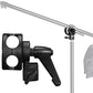 HIFFIN® Grip Swivel Head Clamp Holder Bracket Adapter for Light Stand, Extension Boom Arm,Reflector Arm Support and Other Photographic Equipment
