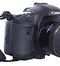 Hiffin PU Leather Soft Camera Hand Grip/Wrist Strap for Canon Nikon Sony SLR DSLR (Black)