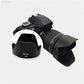 HIFFIN® Lens Hood HB-N106 And HB-77 For Nikon af-9 18-55mm & Nikon 70-300mm Lens D3500, D3400, D5600 Kit (Bayonet Type Lens Hood HB-N 106 And HB-77 Lens Hood Combo)