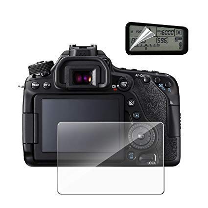 HIFFIN LCD Screen Protector Clear Tempered Glass Film Camera LCD Screen Protector Guard 6 Layer for Canon Camera for Nikon (5-D Mark 4 for Canon)