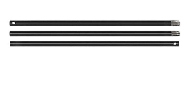 HIFFIN® Curtain Rods with Conversion Adapter Convert The Light Stand into a Background System 3 Feet Each Rod 3 Pcs Set (Curtain Rods with Conversion Adapter)