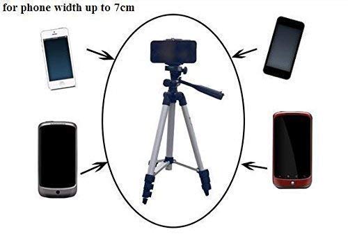 HIFFIN® A E P Universal Mobile and Small Size Camera and Selfie Stick Holder Tripod Attachment (Black)