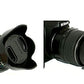 HIFFIN 55mm Flower Lens Hood Screw Mount for Canon Nikon Sony Olympus Pentax & All Other Digital SLR Cameras (55mm Flower Lens Hood)