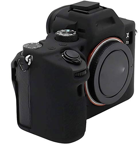 HIFFIN®Silicon Cover Case Compatible for Sony Alpha A7R3, Professional Silicone Rubber Camera Case Cover Detachable Protective (Black)