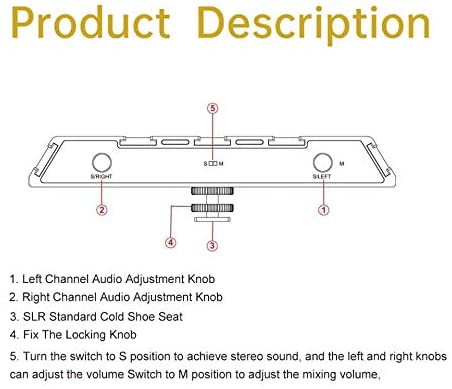 HIFFIN® LENSGO D2L Microphone MIC Audio Adapter Adaptor Voice Frequency Regulator balck FOR CAMERA, CAMCORDER,SMARTPHONE FEATURES OUTPUT GAIN ADJUSTMENT HIGT-PASS FILTER ADJUSTMENT,REAL