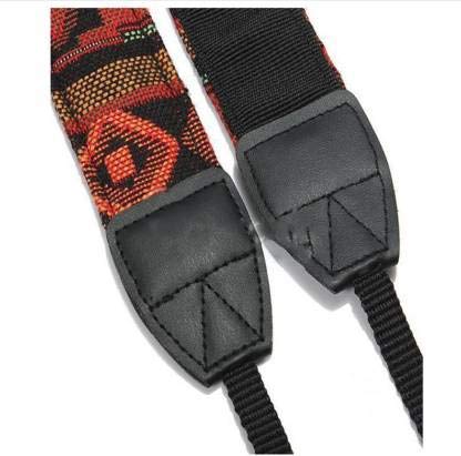 HIFFIN® Universal Color Stripes Soft Orange Camera Neck Straps Shoulder Strap Belt Grip for DSLR Nikon Canon Panasonic Sony Pentax