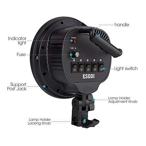 HIFFIN® HF E27 5 Trilux Mark II Double Kit/YouTube Lighting/Fluorescent Light for Still & Video