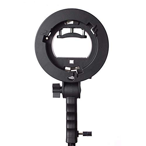 HIFFIN® S-Type Bracket Holder with Bowens Mount for Speedlite Flash Snoot Softbox Beauty Dish Reflector Umbrella