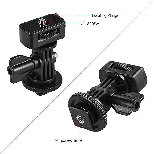 HIFFIN® Led Light Shoe Adapter with 1 4 Inch Screw for Light Shoe Stand.