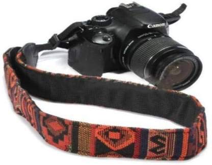 HIFFIN® Universal Color Stripes Soft Orange Camera Neck Straps Shoulder Strap Belt Grip for DSLR Nikon Canon Panasonic Sony Pentax