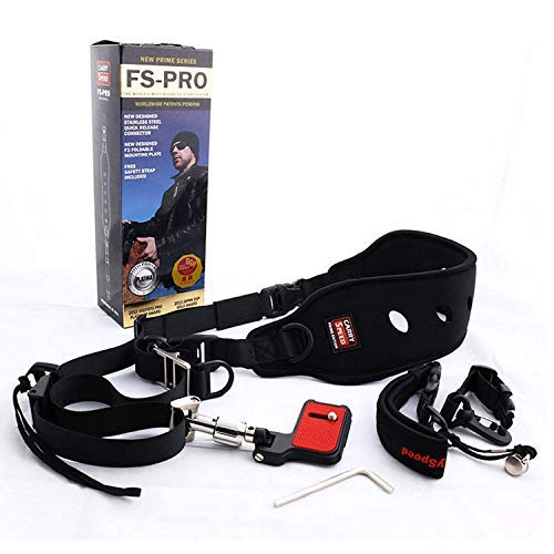 HIFFIN® Camera Belt Carry Speed FS-PRO for Camera SLR DSLR Black (Black)