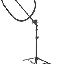 HIFFIN® Reflector Stand Disc Panel HIFFIN Reflector Stand Holder Clamp Reflector Stand Support Arm Holding Cross Arm Boom Stand(Black)