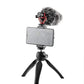 HIFFIN® VB-S700 Phone Tripod Mount with Cold Shoe Mount for Microphone LED Light with 1/4'' Tripod Screw Compatible with iPhone/Oneplus/Mi/Oppo & Other Smartphones Vlogging Accessories