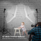 HIFFIN® Photography Continuous Umbrella Studio Light Lighting Kit with Chromakey Green Screen Photo Background Backdrop Stand Support System
