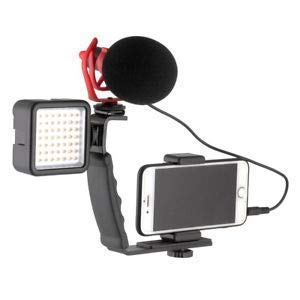 Lensgo LYM-DMM1 Video Micro Compact On-Camera Recording Microphone for Smartphone/Canon/Nikon/DJI Osmo/Smooth4/Feiyu Gimbal