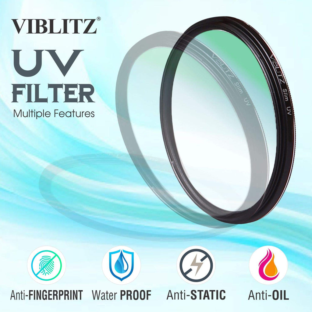 VIBLITZ® Ultra Slim UV Filter Protection Slim Frame (40.5 MM)