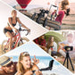 HIFFIN Flexible Gorillapod Tripod with 360° Rotating Ball Head Tripod for All DSLR Cameras(Max Load 2.5 kgs) & Mobile Phones + Free Heavy Duty Mobile Holder(Black) 304.8MM (12 Inch, Black)