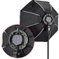HIFFIN® 65cm V1 Flash Speedlite Softbox Portable Outdoor Octagon Umbrella Softbox with 9 fit Light Stand for ptoto Studio