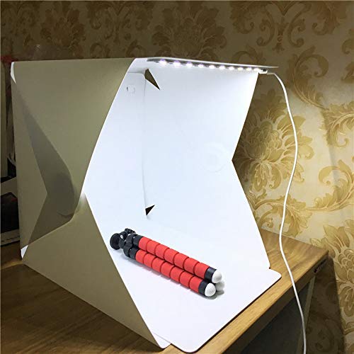 HIFFIN® 40cm Led Light Mini Photo Studio Tabletop Shooting Light Box Softbox Tent Lightbox Soft Box Accessories Backdrops Lightbox