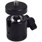 HIFFIN® Swivel Mini Ball Head 1/4" Screw 360 Degree Aluminum Alloy Body Rotating Swivel Mini Tripod Ball Head with 1/4" Screw Thread Base Mount for Lighter DSLR Camera Camcorder
