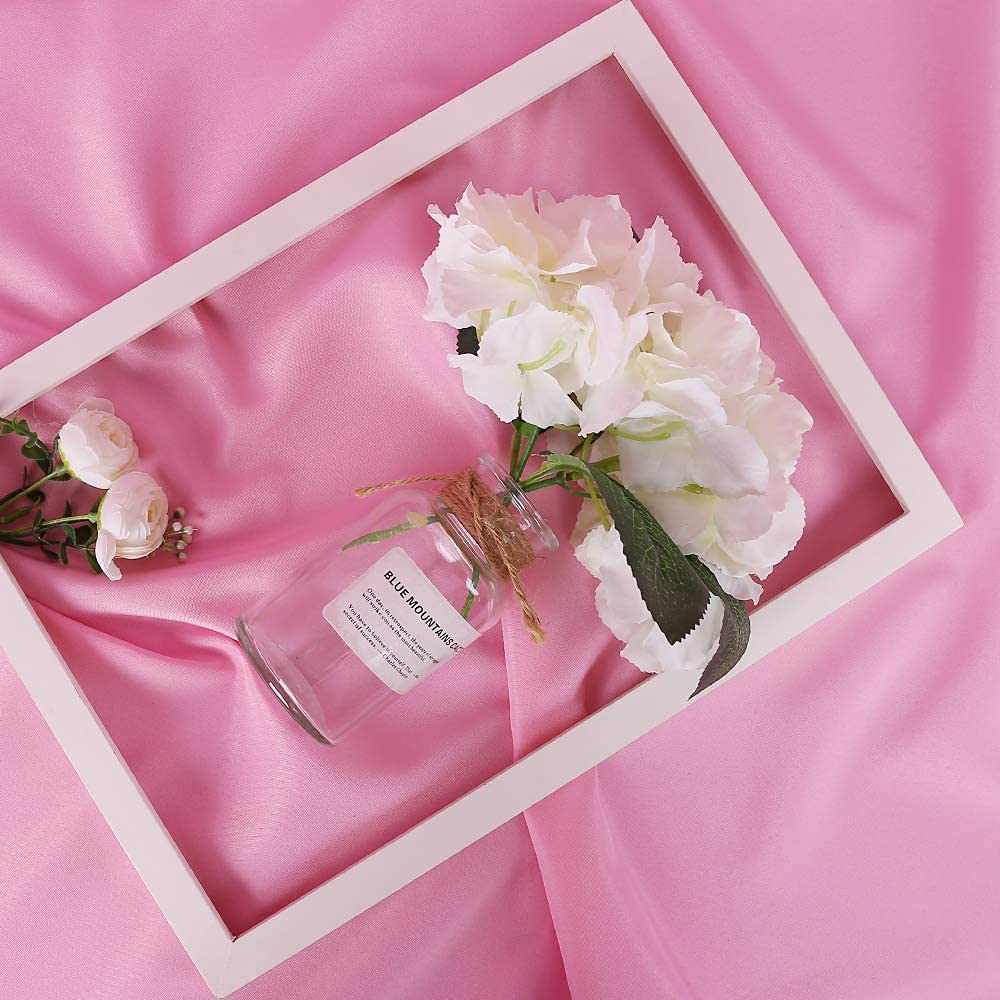 HIFFIN 8X12FT Pink Backdrop Photography Background Photo Backdrop for Photoshoot Photography Video Recording Background Screen Picture Curtain