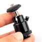 Hiffin 1/4"" Black Ball Head Bracket/Holder/Mount for Camera Tripod Hot Shoe Adapter