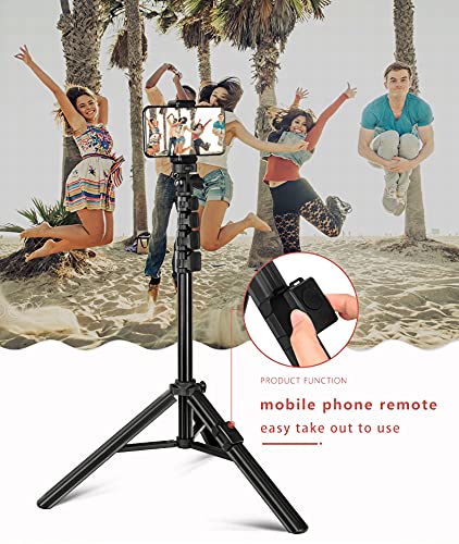 HIFFIN® ZP100B Selfie Stick Tripod LED Light Stand Holder Desktop Support & Hand Selfie Stick Mode