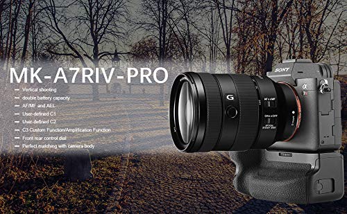 Meike MK-A7R4 Professional Muti-Power Hand Vertical Batty Grip for Sony A7R IV A7R4 A9II