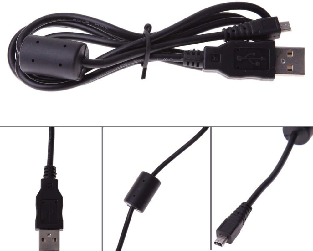 Hiffin Nikon USB 2.0 A to Mini 5 pin B Cable for External HDDS/Camera/Card Readers(1.5 MTR,)