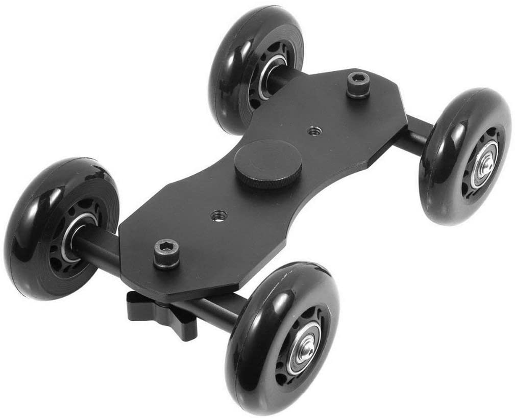 HIFFIN® Professional Car Video Photograph Rail Rolling Slider Dolly Skater for DSLR/Action Camera/Camcorder