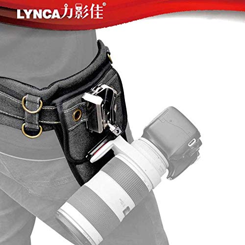 HIFFIN® Camera waist belt buckle UDK-11D WITH METAL BUTTON ,QUICK RELEASE PLATE COLOUR (BLACK)
