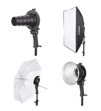HIFFIN® S-Type Bracket Holder with Bowens Mount for Speedlite Flash Snoot Softbox Beauty Dish Reflector Umbrella