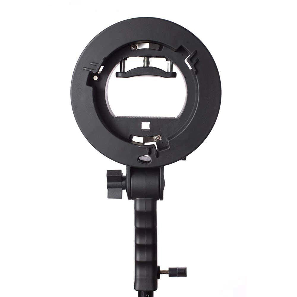 HIFFIN® S-Type Bracket Holder with Bowens Mount for Speedlite Flash Snoot Softbox Beauty Dish Reflector Umbrella