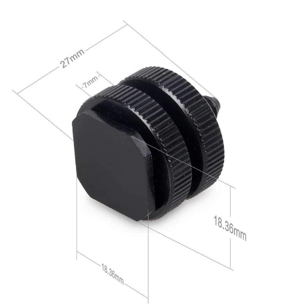 HIFFIN® Camera Shoe Pro 1/4" Mount Adapter for Tripod Screw to led Light Hotshoe