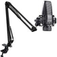 LENSGO KD96 Professional Electret Cardioid Studio Condenser Mic with XLR to 3.5mm Cable for Used for Recording Studio Recording and Live Broadcasting, Games (Black)